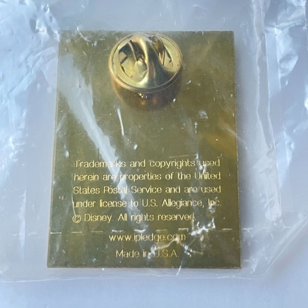 USPS The Art Of Disney Simba And Mufasa Friendship Stamp Lapel Pin and Magnet - Picture 10 of 11